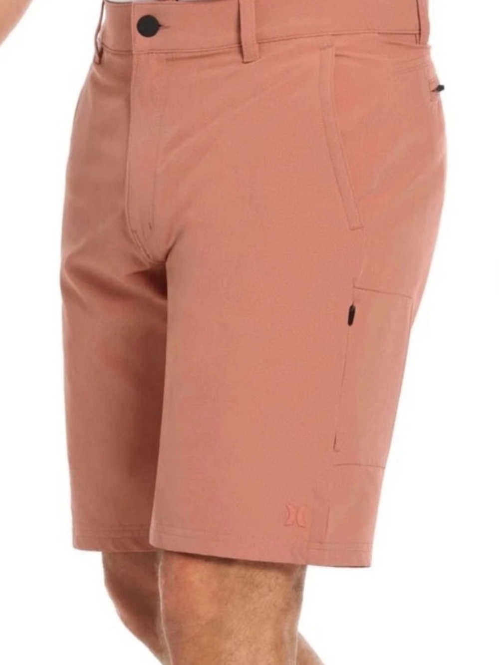 Hurley Men's Trek Hybrid Short in Light Orange 40